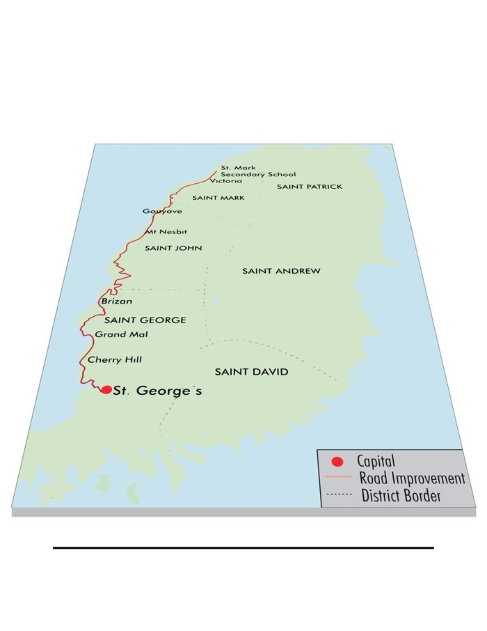 Grenada project map