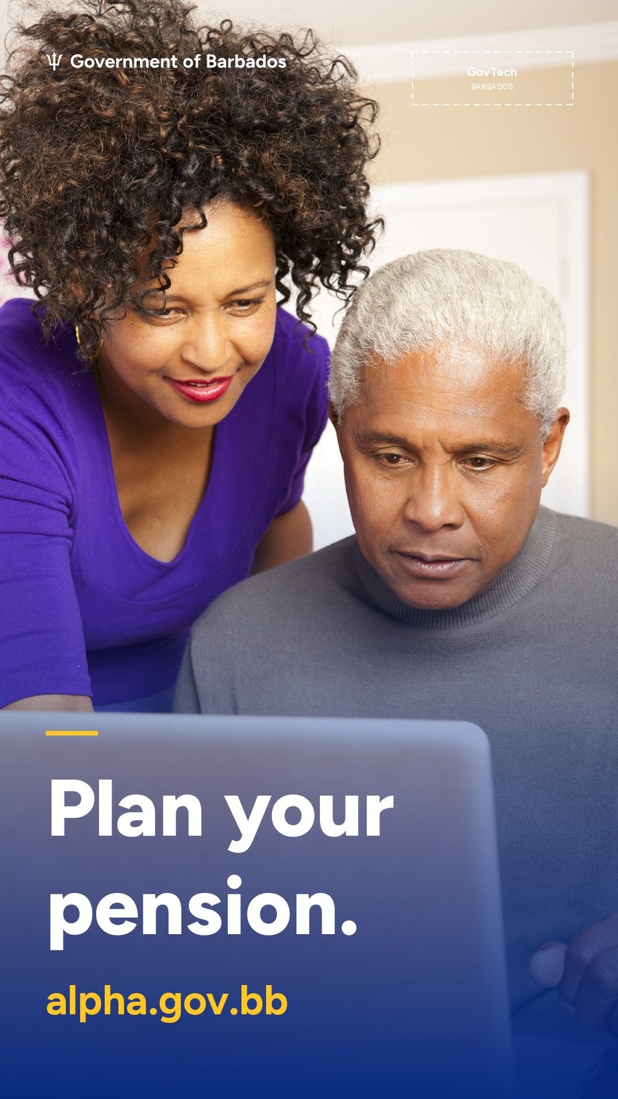 Pension calculator advertisement
