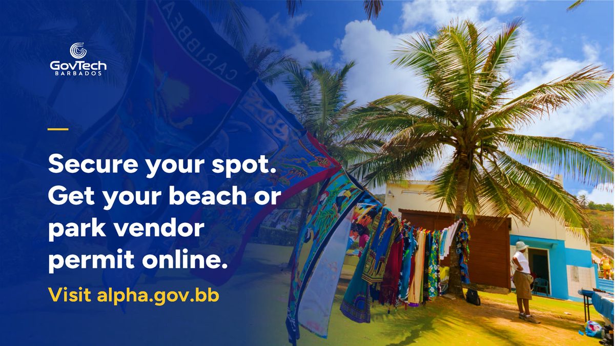 Beach and park vendor permit shelter panel